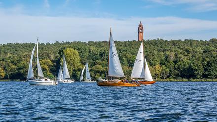 Idyllisch. Segeln ist in Berlin eine große Sache.