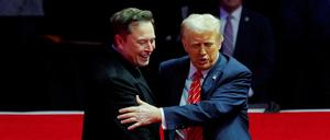 US-Präsident Donald Trump und Elon Musk.