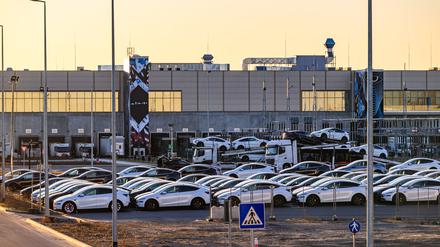 Die Tesla-Fabrik in Grünheide 