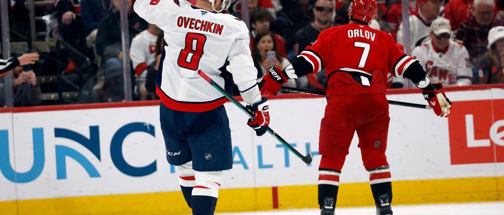 Owetschkin traf als einziger für Washington - zum Rekord von Wayne Gretzky fehlen ihm noch zwei Tore.