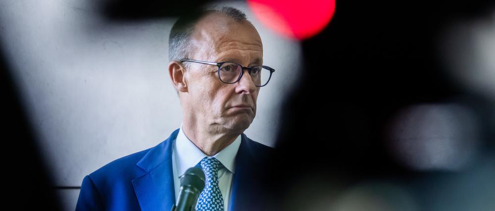 Friedrich Merz, Unions-Kanzlerkandidat und CDU-Bundesvorsitzender