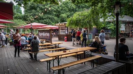 Das Café Rosengarten in Berlin-Pankow.