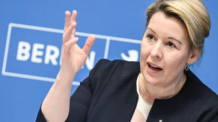 Wirtschaftssenatorin Franziska Giffey reist am Montag mit einer Wirtschaftsdelegation nach Indien.