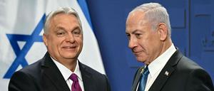 Netanjahu und Orbán bei ihrem Treffen im Budapest am 3. April 2025. 