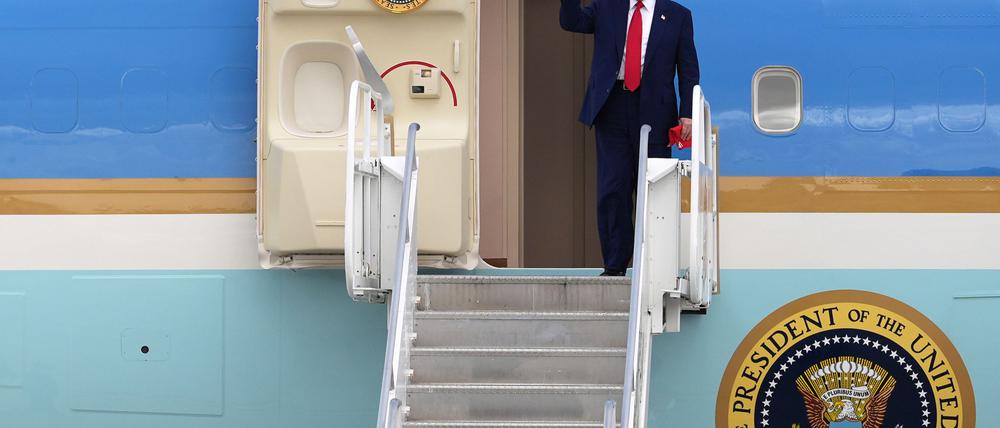 Trump: „Wir haben uns selbst auf den Fahrersitz gesetzt.“