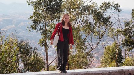 Anouk Höfling in Sucre, Bolivien