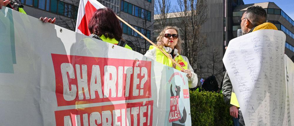 Ein Streik der CFM-Beschäftigten.