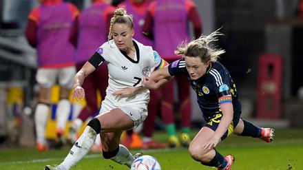 Harte Gegenwehr durch Schottland für DFB-Kapitänin Giulia Gwinn