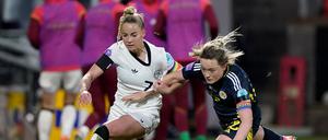 Harte Gegenwehr durch Schottland für DFB-Kapitänin Giulia Gwinn