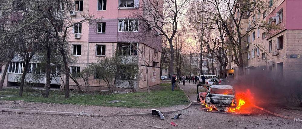 Nach ukrainischen Angaben sind unter den Opfern des Angriffs auch sechs Kinder.