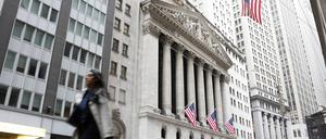 Wall Street in New York.