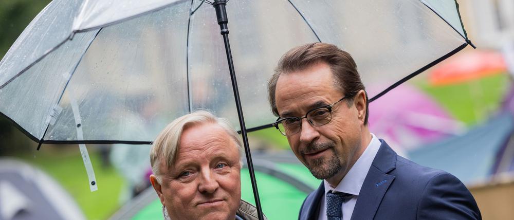 Axel Prahl und Jan Josef Liefers sind wieder als TV-Ermitler unterwegs.