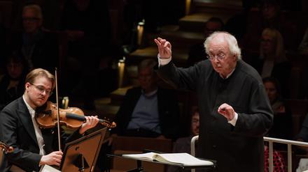 Der Dirigent Philippe Herreweghe, Altmeister der historisch orientierten Aufführungspraxis, ist ein gern gesehener Gast in der Berliner Philharmonie.