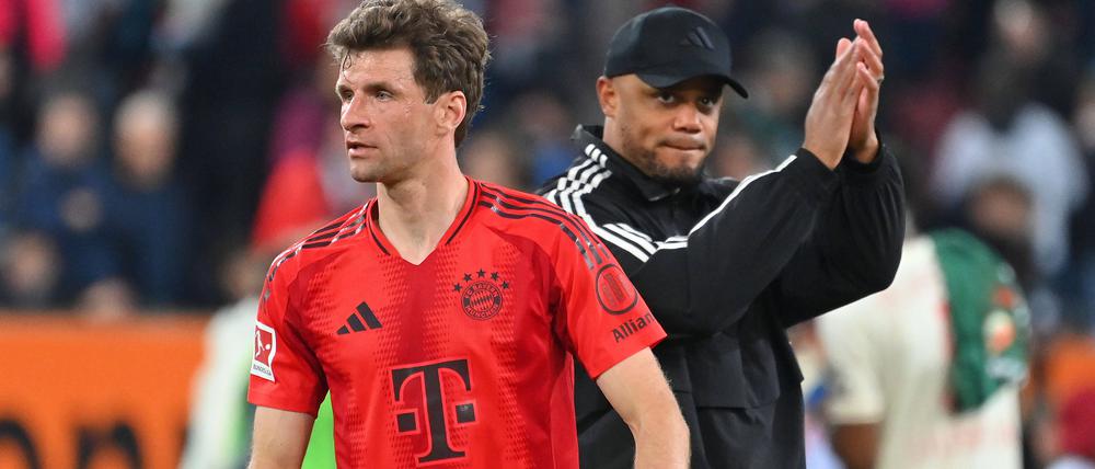 Applaus für einen ganz Großen. Thomas Müller verlässt den FC Bayern nach dieser Saison.