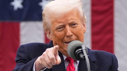 Trump hatte sein umstrittenes Zollpaket vor wenigen Tagen öffentlich vorgestellt. (Archivbild)