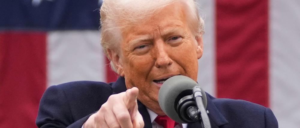 Trump hatte sein umstrittenes Zollpaket vor wenigen Tagen öffentlich vorgestellt. (Archivbild)