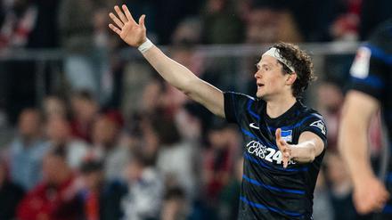 Traf wieder für die Hertha: Fabian Reese.