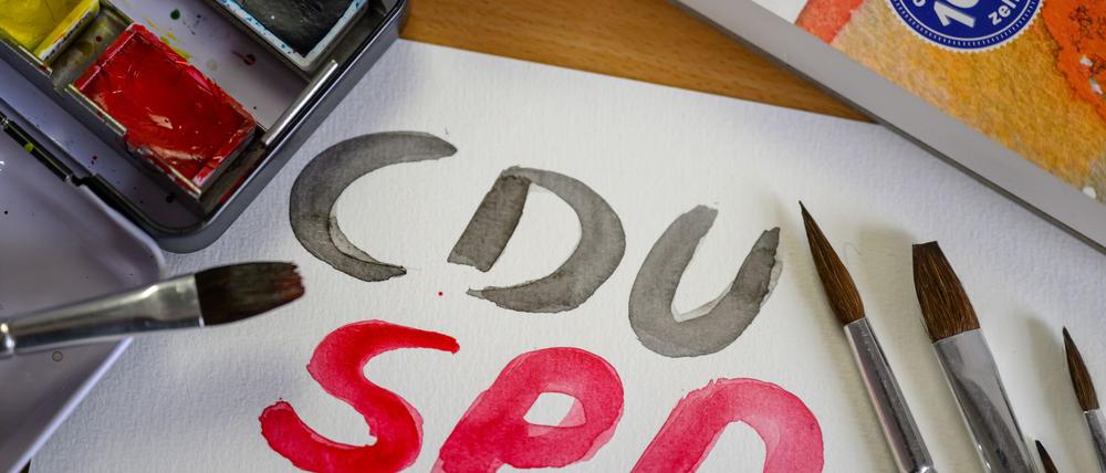 Aus einem Kreisverband der CDU gibt es die Forderung nach eine Mitgliederbefragung über einen schwarz-roten Koalitionsvertrag. (Symbolbild)