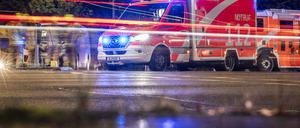 Rettungskräfte im Einsatz.