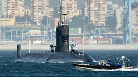 Das britische U-Boot HMS Tireless.