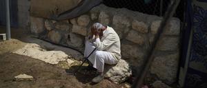 Ein Mann nach einem Siedlerangriff im März (Symbolbild).