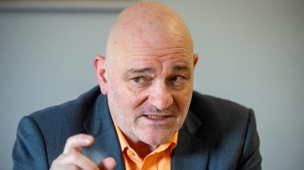 Robert Crumbach (BSW), Brandenburgs Minister der Finanzen und für Europa.