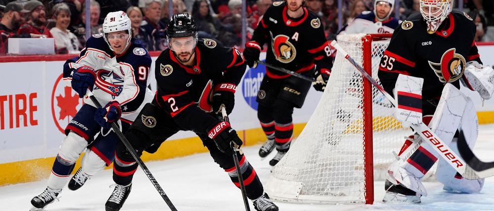 Die Senators können nach dem Sieg gegen die Blue Jackets kaum noch von einem Play-off-Platz verdrängt werden.