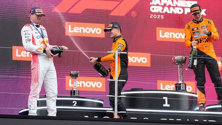 Max Verstappen, Lando Norris, Oscar Piastri: Macht dieses Trio den WM-Titel unter sich aus? 