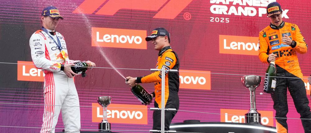 Max Verstappen, Lando Norris, Oscar Piastri: Macht dieses Trio den WM-Titel unter sich aus? 