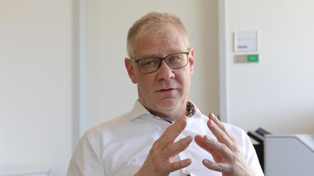 Antisemitismusbeauftragter Andreas Büttner im Gespräch.