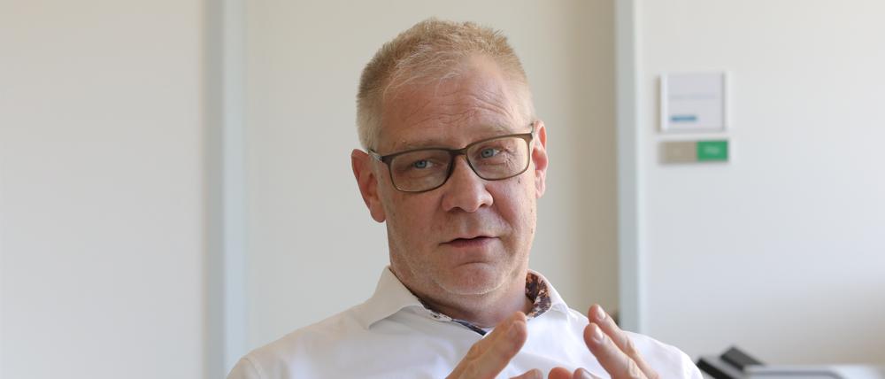 Antisemitismusbeauftragter Andreas Büttner im Gespräch.