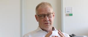 Antisemitismusbeauftragter Andreas Büttner im Gespräch.
