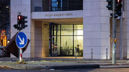 Die SPD-Parteizentrale, das Willy-Brandt-Haus. 