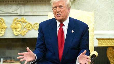 Die Zölle bleiben, sagt US-Präsident Trump.