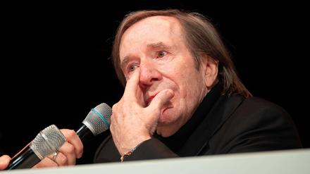 Günter Netzer bei der Eröffnung der Sonderausstellung in Dortmund.