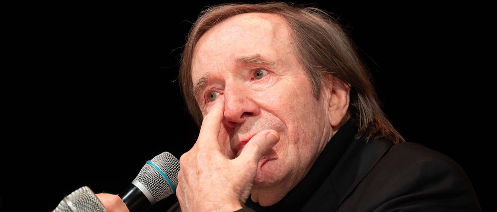 Günter Netzer bei der Eröffnung der Sonderausstellung in Dortmund.