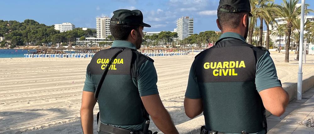 Einsatzkräfte der Polizeieinheit Guardia Civil konnten den Tod des Deutschen nicht verhindern. (Archivfoto)
