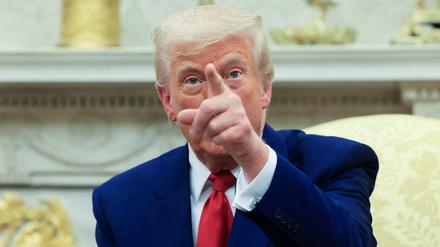 US-Präsident Donald Trump im Weißen Haus.