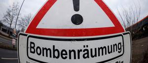 Eine Bombe sorgt für Räumungen einzelner Gebiete rund um den Mellensee. (Symbolbild)