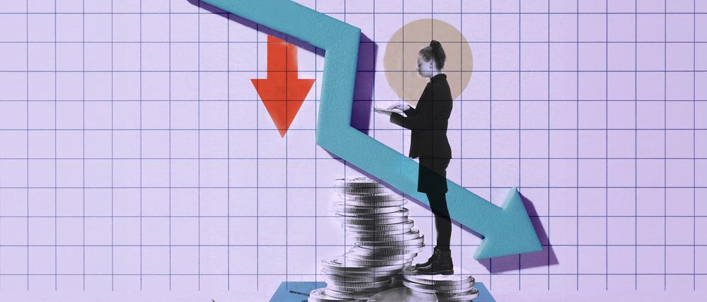 Der Kurs kennt nur noch eine Richtung: Aktienanleger haben im Moment wenig Freude (Illustration).