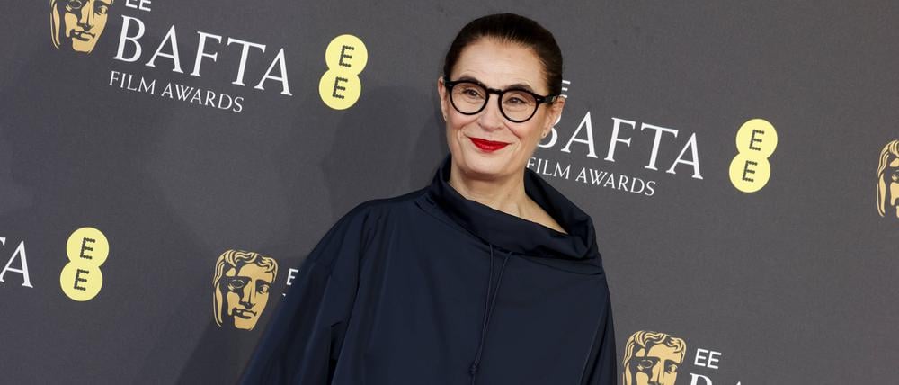 Die Kostümbildnerin Lisy Christl bei den British Academy Film Awards 2025 in London.