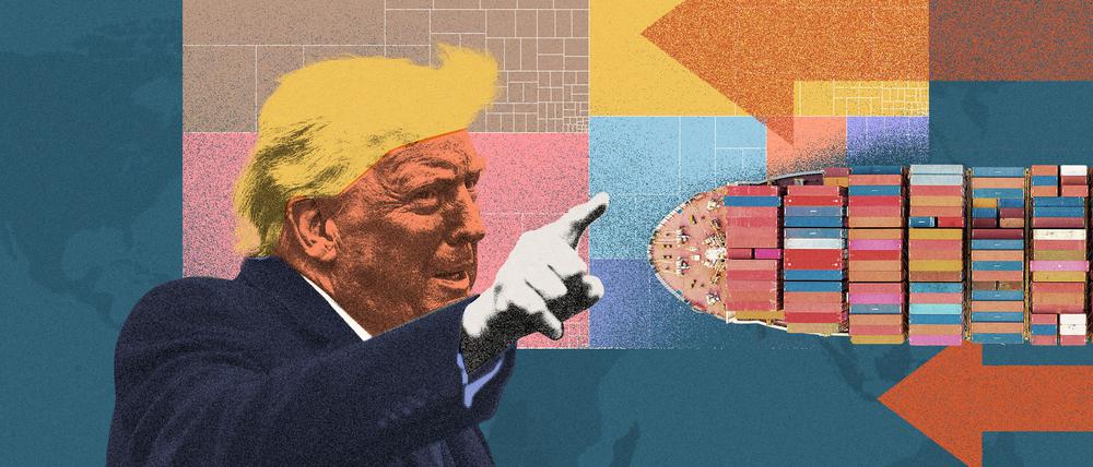 Optik für die Analyse zum Start der Trump-EU-Zölle 2025