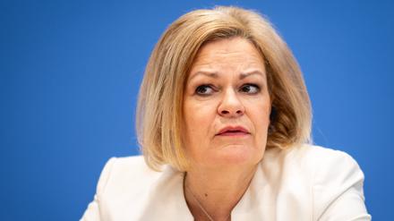 Nancy Faeser, Bundesministerin des Innern.