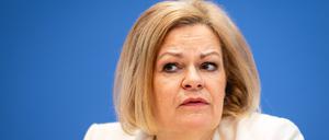 Nancy Faeser, Bundesministerin des Innern.