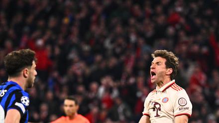 Große Gefühls-Explosion: Thomas Müller nach seinem Tor zum 1:1.