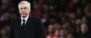 Carlo Ancelotti erlebte mit Real eine schwarze zweite Halbzeit in London.