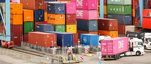 Container am Hafen