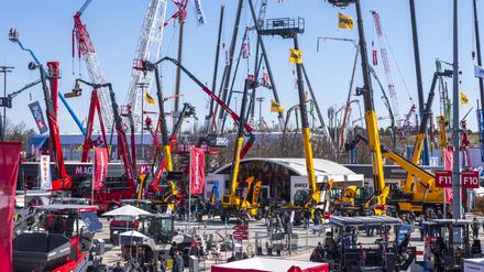 Baumaschinenmesse BAUMA 2025 in München.
