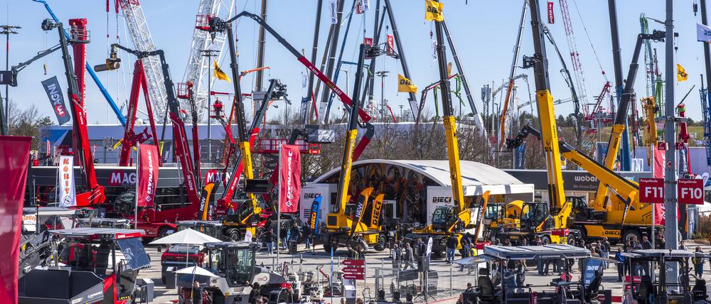 Baumaschinenmesse BAUMA 2025 in München.