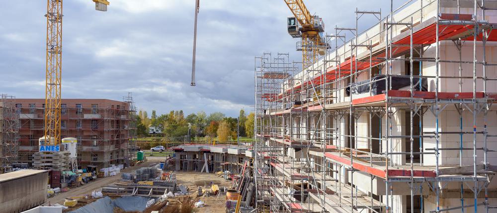 Wohnungen können nach Ansicht der Branche deutlich günstiger gebaut werden als bislang. (Archivbild)